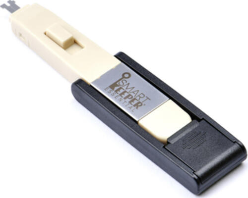 Smartkeeper U04BG Schnittstellenblockierung Türblockierschlüssel RJ-11, USB Typ-C Beige 1 Stück(e)
