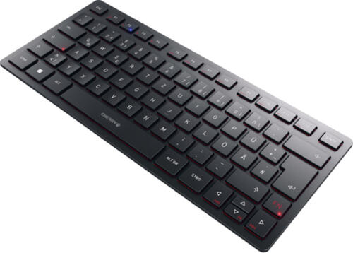 CHERRY KW 9200 MINI Tastatur Universal USB &plus; RF Wireless &plus; Bluetooth QWERTZ Deutsch Schwarz