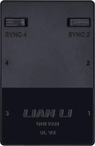 Lian Li SLV2 Ventilatorgeschwindigkeitsregler 16 Kanäle Schwarz