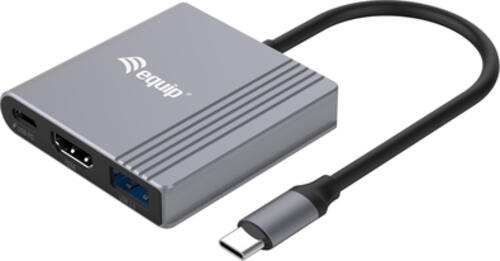 Equip 3-in-1-USB-C-zu-HDMI-/USB-A-/USB-PD-Adapter