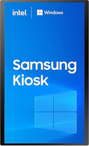 Samsung LH24KMCCBGCXEN Signage-Display Kiosk-Design 61 cm (24) LED 250 cd/m Full HD Weiß Touchscreen Eingebauter Prozessor Windows 10 IoT Enterprise