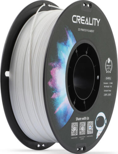 Creality 3D 3301030034 3D-Druckmaterial Polyethylenterephthalatglycol (PETG) Weiß 1 kg
