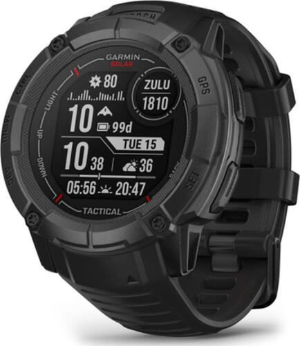 Garmin Instinct 2X Solar Tactical Edition 2,79 cm (1.1) MIP 50 mm Digital 176 x 176 Pixel Touchscreen Schwarz GPS