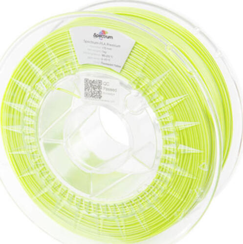 Spectrum Filaments PLA Premium Polyacticsäure (PLA) Fluoreszierend Gelb 1 kg