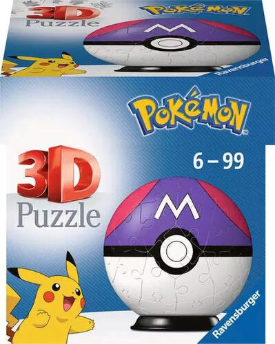 Ravensburger Puzzle 3D Puzzle-Ball Pokémon Meisterball