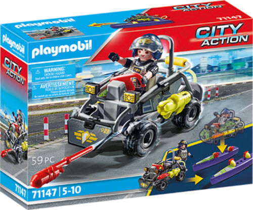 Playmobil City Action SWAT-Multi-Terrain-Quad
