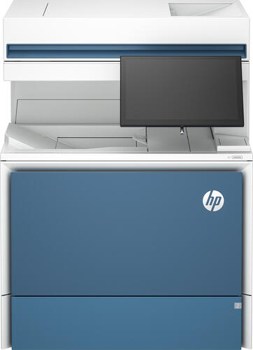 HP Color LaserJet Enterprise Flow MFP 6800zf Drucker, Drucken, Kopieren, Scannen, Faxen, Flow; Touchscreen; Hefter; TerraJet Tonerkartusche