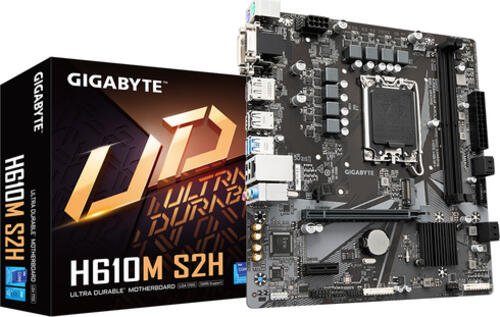 Gigabyte H610M S2H Motherboard Intel H610 Express LGA 1700 micro ATX