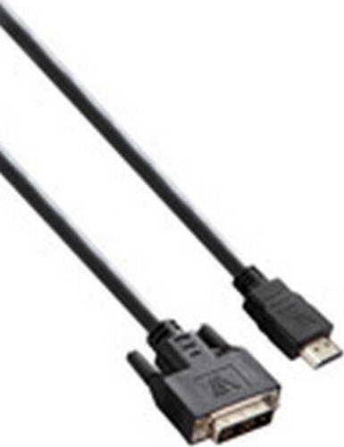 V7 HDMI DVI Kabel (m/m) HDMI/DVI-D Dual Link schwarz 2 m