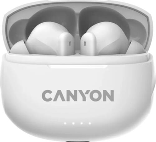 Canyon CNS-TWS8W Kopfhörer & Headset True Wireless Stereo (TWS) im Ohr Anrufe/Musik/Sport/Alltag Bluetooth Schwarz