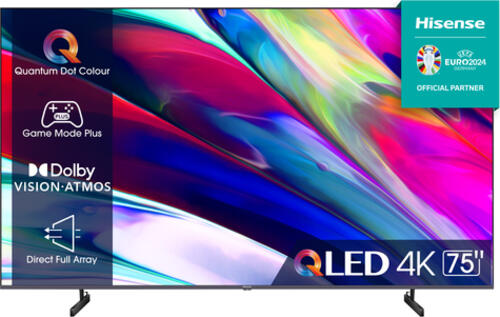 Hisense 75A7KQ Fernseher 190,5 cm (75) 4K Ultra HD Smart-TV WLAN Schwarz 350 cd/m