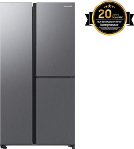 Samsung Side by Side Kühlschrank mit AI Energy Mode und Beverage Center (innen), 645 