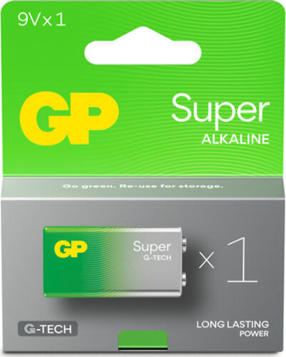 GP Batteries Super Alkaline GP1604A Einwegbatterie 9V Alkali