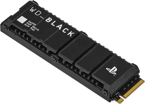 1.0 TB SSD Western Digital WD_BLACK SN850P NVMe, M.2/M-Key (PCIe 4.0 x4), lesen: 7300MB/s, schreiben: 6300MB/s SLC-Cached, TBW: 600TB (entspricht TBW von 600TB pro TB Kapazität)
