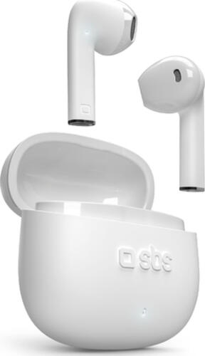 SBS One Color Kopfhörer True Wireless Stereo (TWS) im Ohr Anrufe/Musik Bluetooth Weiß