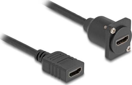 DeLOCK 87982 HDMI-Kabel 0,2 m HDMI Typ A (Standard) Schwarz