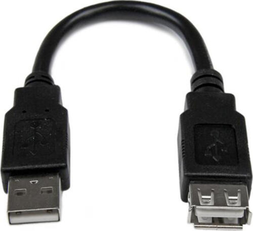StarTech.com 15cm USB 2.0 Verlängerung - USB-A Verlängerungskabel - St/Bu
