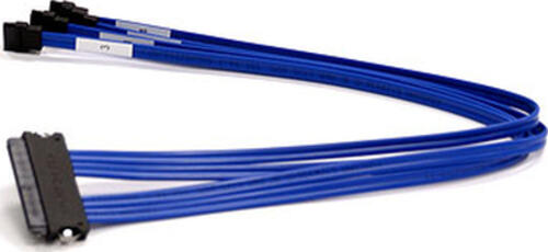 Supermicro CBL-0103L SATA Expander Cable SATA-Kabel 0,5 m Blau