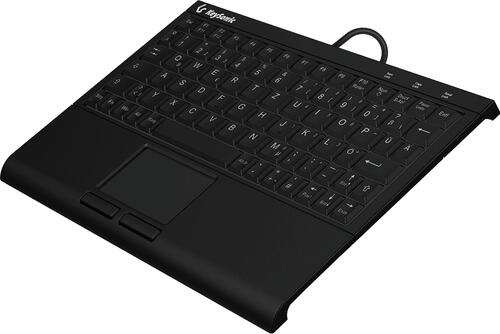 KeySonic KSK-3211ELU (DE) Tastatur USB QWERTZ Deutsch Schwarz