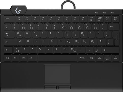 KeySonic KSK-5210ELU (DE) Tastatur USB QWERTZ Deutsch Schwarz