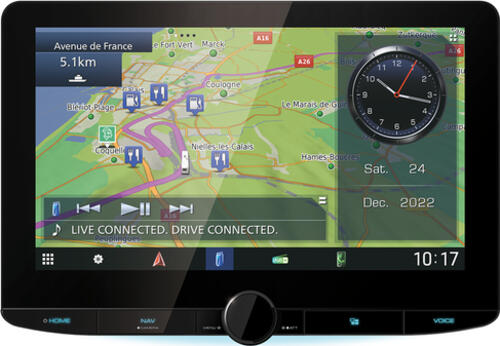 Kenwood Electronics DNR992RVS Navigationssystem Handgeführt 25,6 cm (10.1) LED Touchscreen 3,25 kg Schwarz