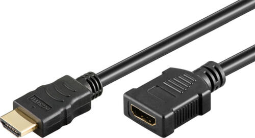Goobay 61309 HDMI-Kabel 2 m HDMI Typ A (Standard) Schwarz