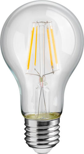 Goobay Filament-LED-Birne, 4 W Sockel E27, warmweiß, nicht dimmbar