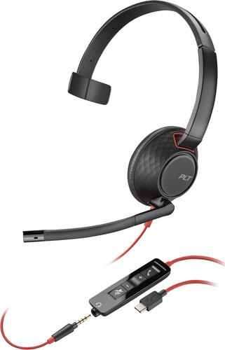 POLY Blackwire C5210 USB-C-Headset +Inline-Kabel (Packungseinheit)