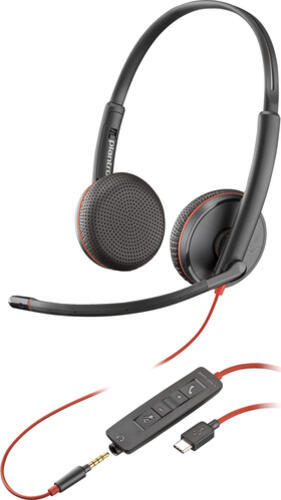 POLY Blackwire C3225 Stereo USB-C Headset (Packungseinheit)