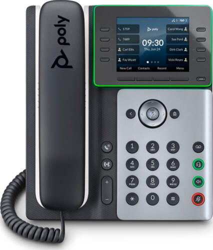 POLY Edge E320 IP Telefon und PoE-fähig