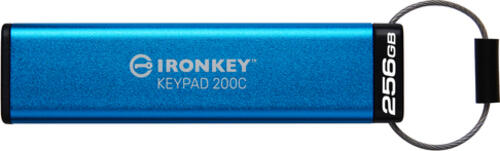 Kingston Technology IronKey 256GB USB-C Keypad 200C, FIPS 140-3 Lvl 3 (ausstehend) AES-256
