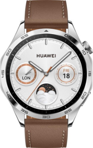 HUAWEI Watch GT4 (46mm) edelstahl/braun