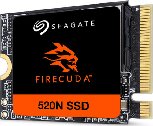 1.0 TB SSD Seagate FireCuda 520N SSD +Rescue, M.2/M-Key (PCIe 4.0 x4), lesen: 5000MB/s, schreiben: 4850MB/s SLC-Cached, TBW: 600TB