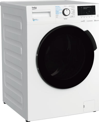 Beko WDW75141 Steam1 Waschtrockner Freistehend Frontlader Weiß D