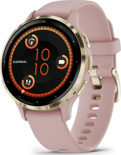Garmin Venu 3S 3,05 cm (1.2) AMOLED 41 mm Digital 390 x 390 Pixel Touchscreen Gold, Rose WLAN GPS