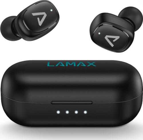 Lamax Dots3 Play Kopfhörer Kabellos im Ohr Anrufe/Musik USB Typ-C Bluetooth Schwarz