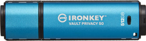 Kingston Technology IronKey 512GB Vault Privacy 50 AES-256 verschlüsselter, FIPS 197