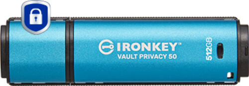 Kingston Technology IronKey 512GB Vault Privacy 50 AES-256 verschlüsselter, FIPS 197