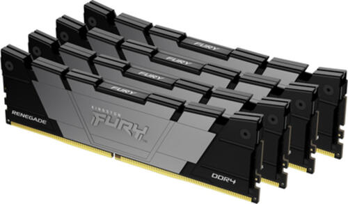 Kingston Technology FURY 128GB 3200MT/s DDR4 CL16 DIMM (4er-Kit) Renegade Black