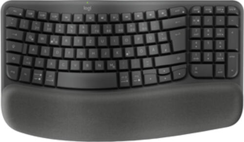 Logitech 920-012283 Tastatur B&uuml;ro RF Wireless &plus; Bluetooth QWERTZ Deutsch Graphit