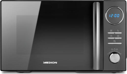 MEDION Mikrowelle MD 11493, Kombination aus Mikrowelle, Grill und Heißluft, 10 Automatikprogramme, 900 W, Digitaler Timer