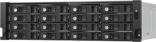 QNAP TL-R1600PES-RP Speicherlaufwerksgehäuse HDD / SSD-Gehäuse Schwarz, Grau 2.5/3.5