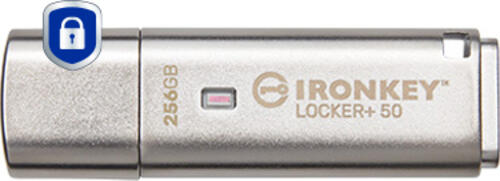 KINGSTON 256GB IronKey Locker Plus 50