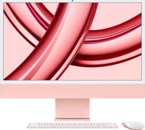 Apple iMac Apple M M3 59,7 cm (23.5) 4480 x 2520 Pixel All-in-One-PC 8 GB 256 GB SSD macOS Sonoma Wi-Fi 6E (802.11ax) Pink