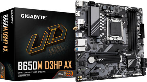 Gigabyte B650M D3HP AX Motherboard AMD B650 Sockel AM5 micro ATX