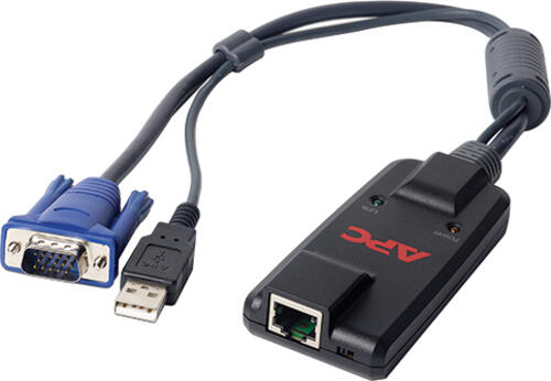 APC KVM-USB Tastatur/Video/Maus (KVM)-Kabel Schwarz