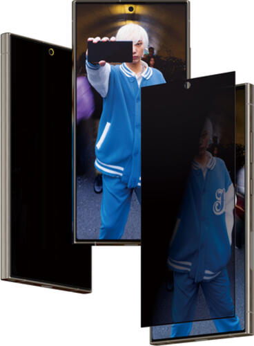 PanzerGlass  Privacy Displayschutz Samsung Galaxy S24 Ultra  Ultra-Wide Fit m. EasyAligner