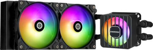 Enermax ELC-LMF240T-ARGB Computerkühlsystem Prozessor All-in-One-Flüssigkeitskühler 12 cm Schwarz 2 Stück(e)