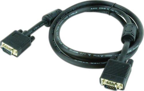Gembird 1.8m HD15 M/M VGA-Kabel 1,8 m VGA (D-Sub) Schwarz