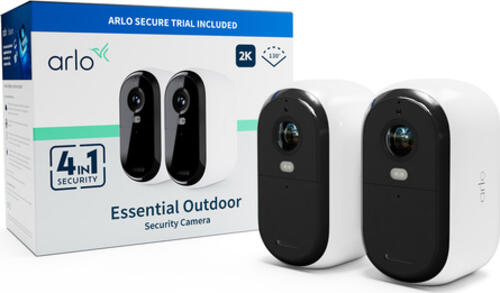 Arlo Essential 2K IP-Sicherheitskamera Innen & Außen 2560 x 1440 Pixel Decke/Wand
